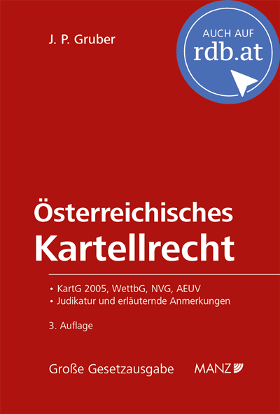 Cover: Gruber, Kartellrecht